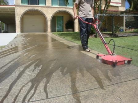 Driveway water blasting Buderim